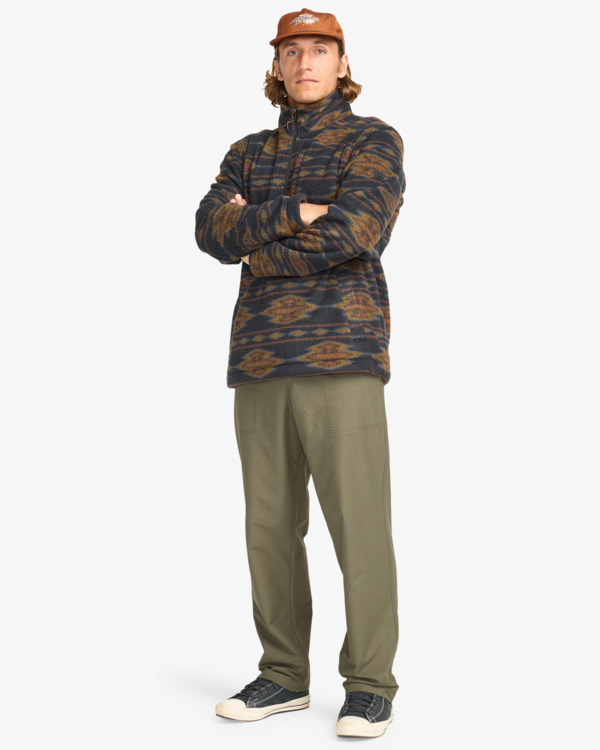 1 Boundary - Polaire à col montant zippé pour Homme Noir 24A411507 Billabong