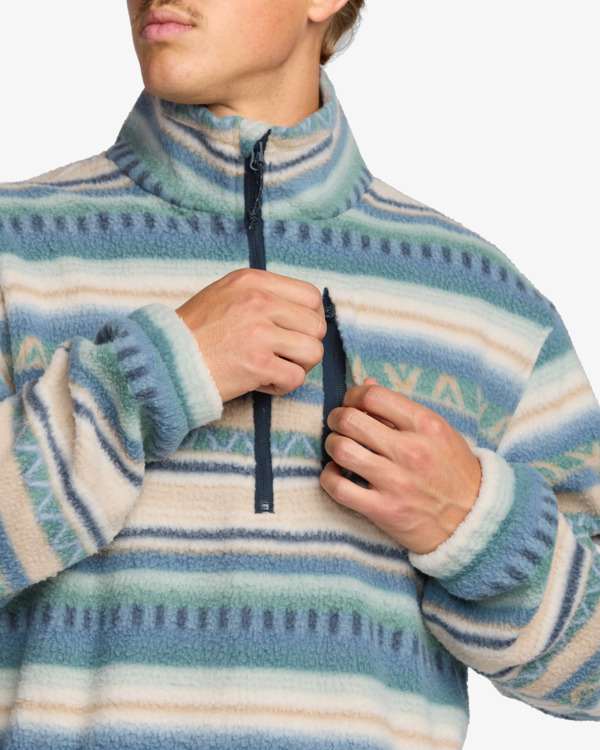 4 Boundary - Polaire à col montant zippé pour Homme Bleu 24A411507 Billabong