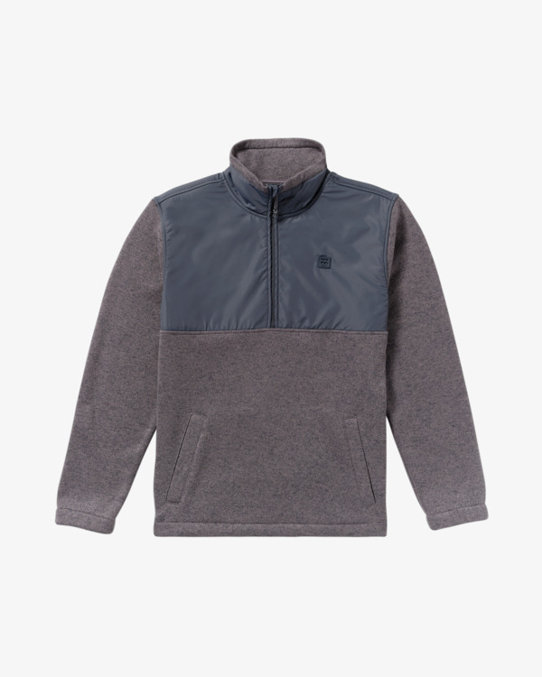 4 Boundary Blocked - Polaire à col montant zippé pour Homme Rose 24A413503 Billabong