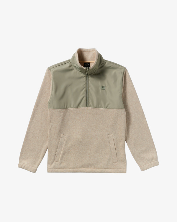 4 Boundary Blocked - Polaire à col montant zippé pour Homme Bleu 24A413503 Billabong
