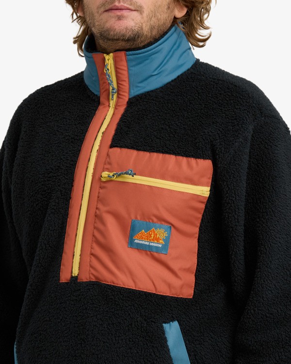 1 Boundary Peak - Fleece Top for Men Black 24A414501 Billabong