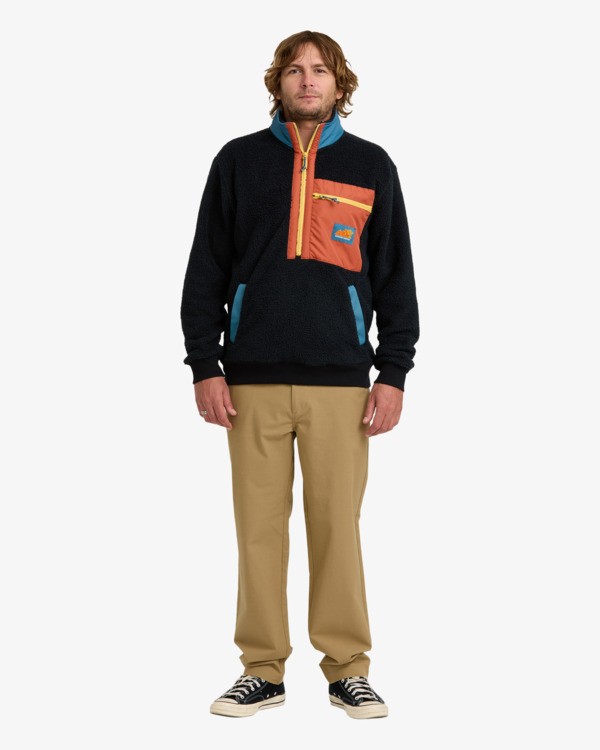 2 Boundary Peak - Fleece Top for Men Black 24A414501 Billabong