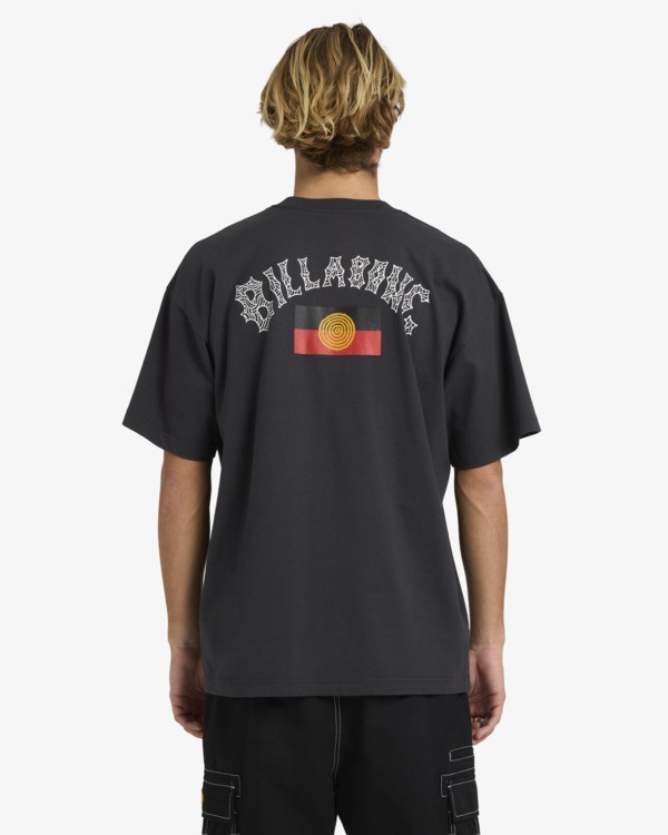 1 Otis Flag Arch - Short Sleeve T-Shirt for Men Grey 24A433590 Billabong