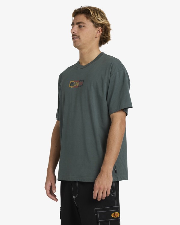 3 Otis Treble - Short Sleeve T-Shirt for Men Blue 24A433592 Billabong