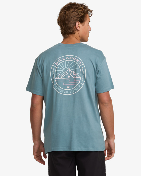 7 Rockies - Short Sleeves T-Shirt for Men Blue 24A501540 Billabong