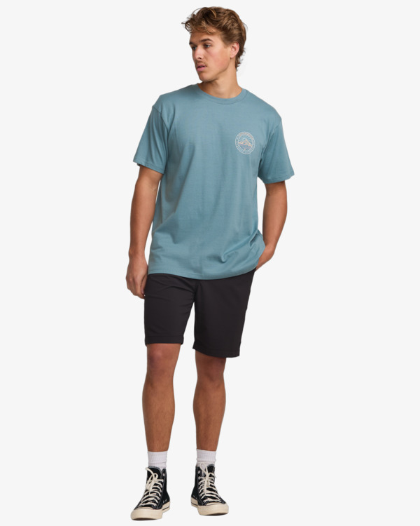 6 Rockies - Short Sleeves T-Shirt for Men Blue 24A501540 Billabong