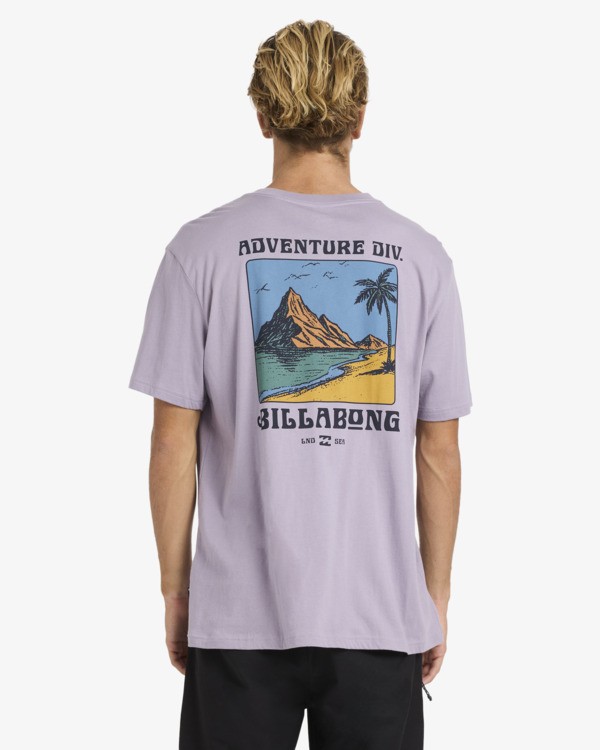 1 Post Cards A/DIV Premium - T-shirt met korte mouwen voor Heren Orange 24A501602 Billabong