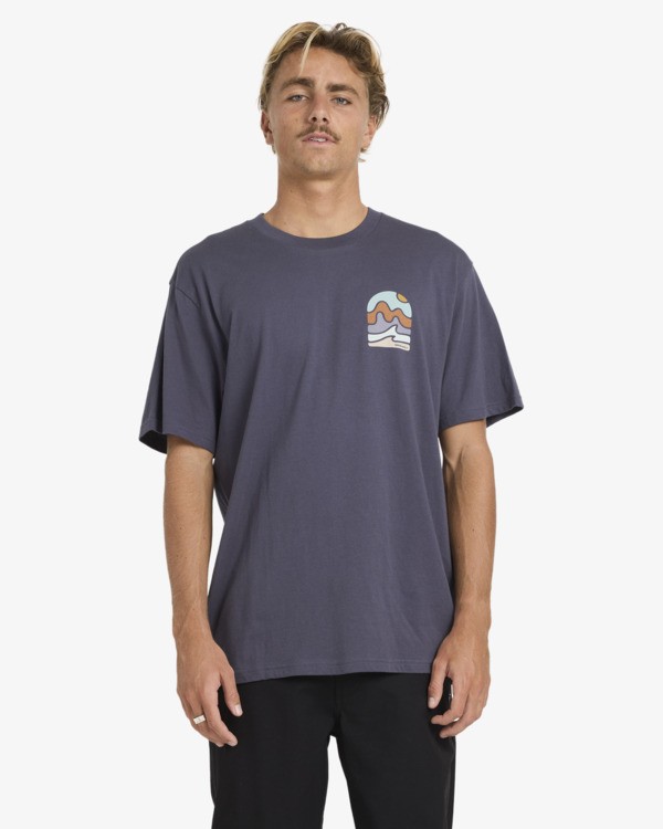 0 Sun Down A/DIV Premium - T-Shirt f&uuml;r M&auml;nner Schwarz 24A501604 Billabong