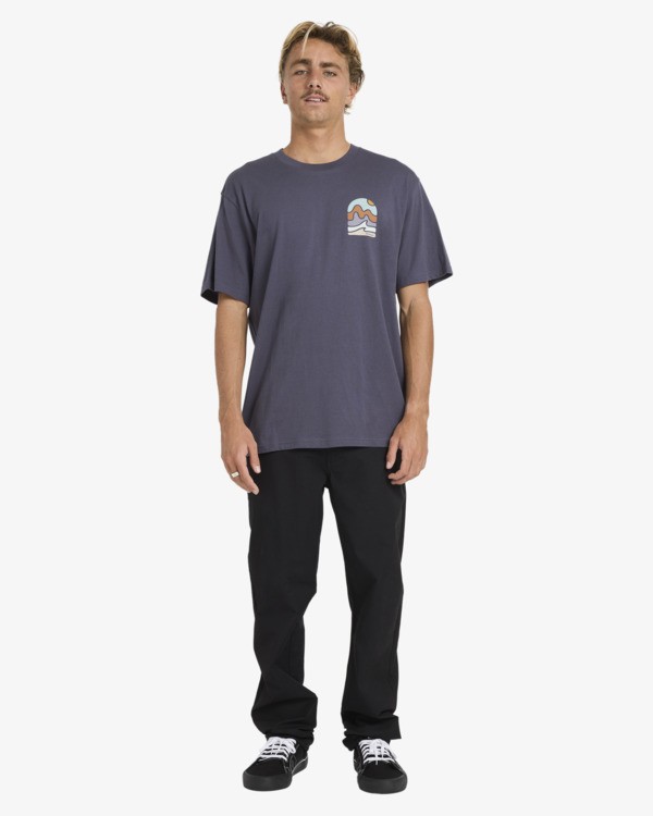 2 Sun Down A/DIV Premium - T-Shirt f&uuml;r M&auml;nner Schwarz 24A501604 Billabong