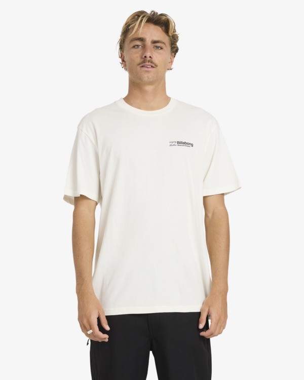 0 Make Tracks - T-Shirt f&uuml;r M&auml;nner Weiss 24A501605 Billabong