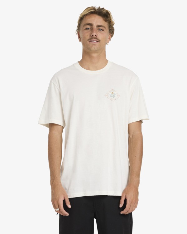 0 Agave A/DIV Premium - Short Sleeve T-Shirt for Men White 24A501607 Billabong