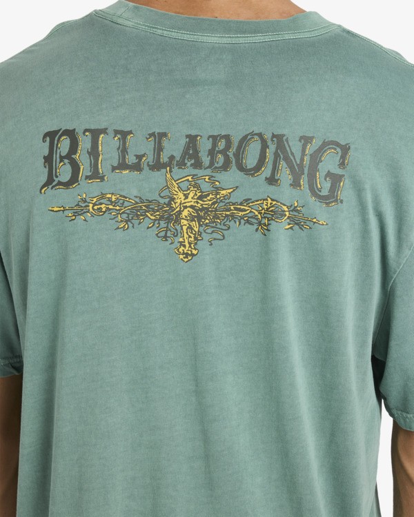 4 Pure Intentions Premium - Short Sleeve T-Shirt for Men Green 24A501613 Billabong