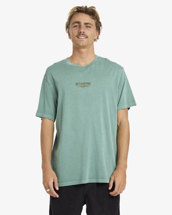 0 Pure Intentions Premium - Short Sleeve T-Shirt for Men Green 24A501613 Billabong