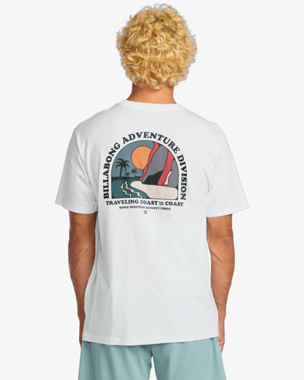 1 Sundown A/Div - T-Shirt à manches courtes pour Homme Blanc 24A503503 Billabong
