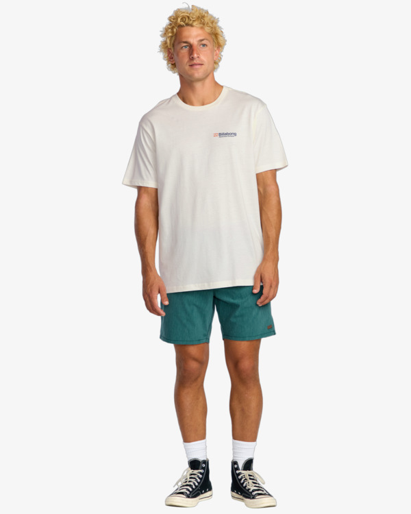 3 Abandon A/Div - Maglietta a maniche corte da Uomo White 24A503505 Billabong