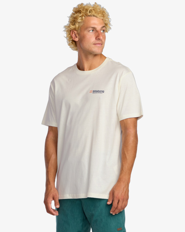 4 Abandon A/Div - Maglietta a maniche corte da Uomo White 24A503505 Billabong