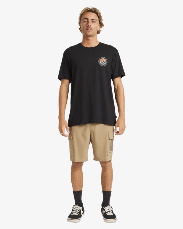 3 Rockies A/DIV - T-shirt de manga curta para Homem Preto 24A504500 Billabong