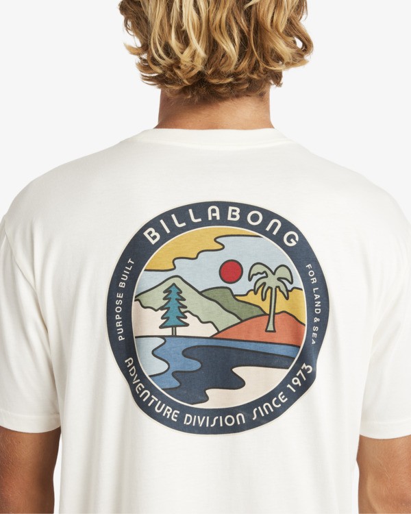 5 Rockies A/DIV - T-shirt de manga curta para Homem Branco 24A504500 Billabong