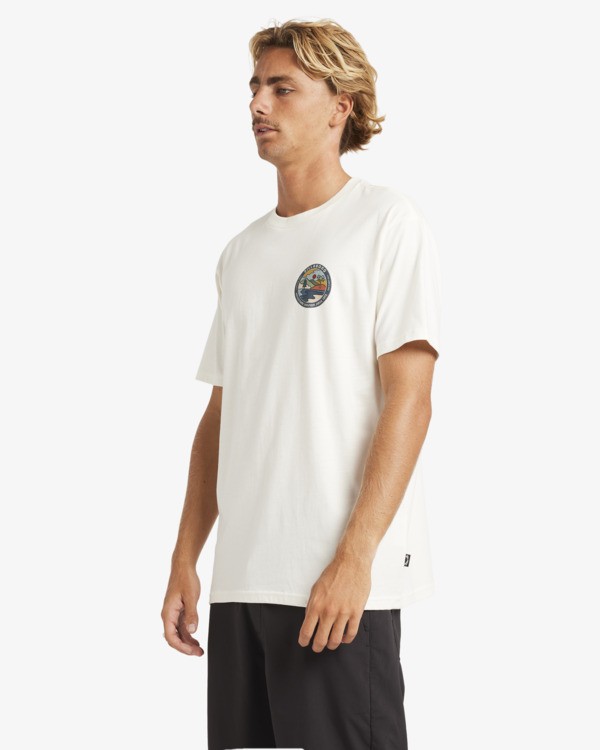 4 Rockies A/DIV - T-shirt de manga curta para Homem Branco 24A504500 Billabong