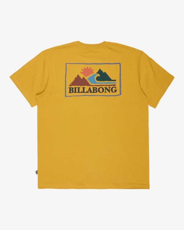 6 Range A/DIV - Short Sleeve T-Shirt for Men Yellow 24A504501 Billabong