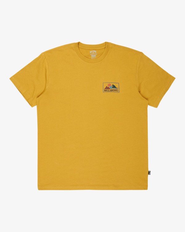 5 Range A/DIV - Short Sleeve T-Shirt for Men Yellow 24A504501 Billabong