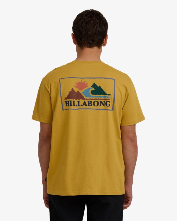 1 Range A/DIV - Short Sleeve T-Shirt for Men Yellow 24A504501 Billabong