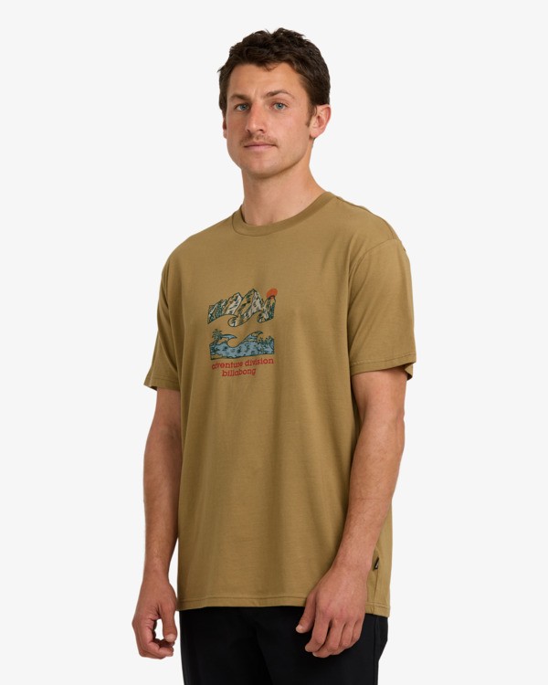 4 Glimpse A/DIV - T-shirt de manga curta para Homem Marrom 24A504507 Billabong