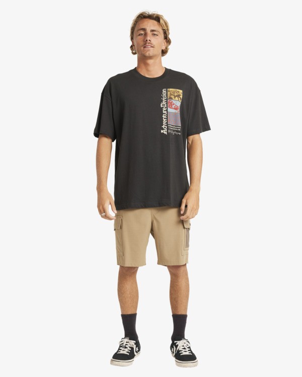 3 Evolve A/DIV - T-shirt de manga curta para Homem Preto 24A504508 Billabong