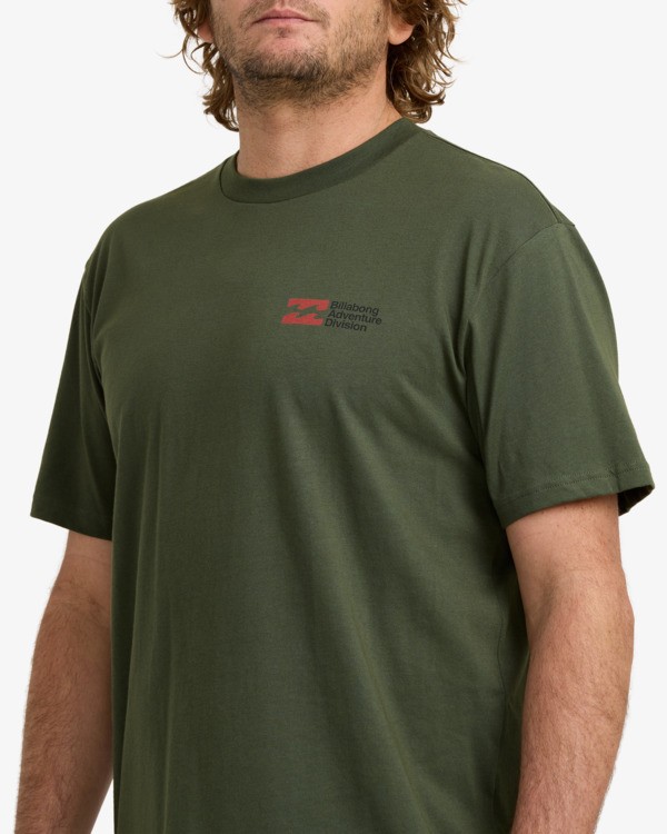 2 Abandoned A/DIV - T-shirt de manga curta para Homem Verde 24A504510 Billabong