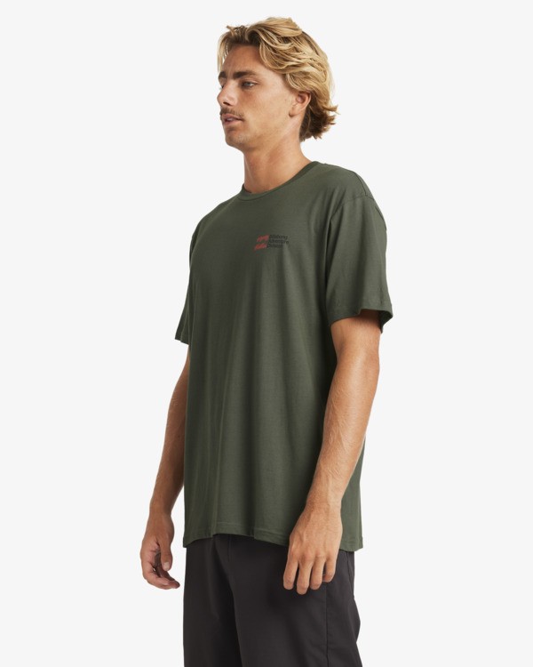 4 Abandoned A/DIV - T-shirt de manga curta para Homem Verde 24A504510 Billabong