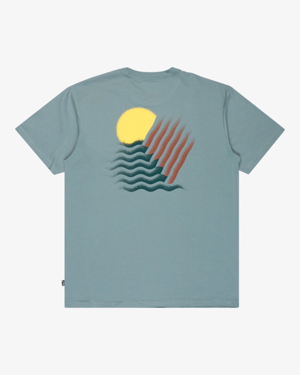6 Canyons Regular - T-shirt de manga curta para Homem Azul 24A504512 Billabong