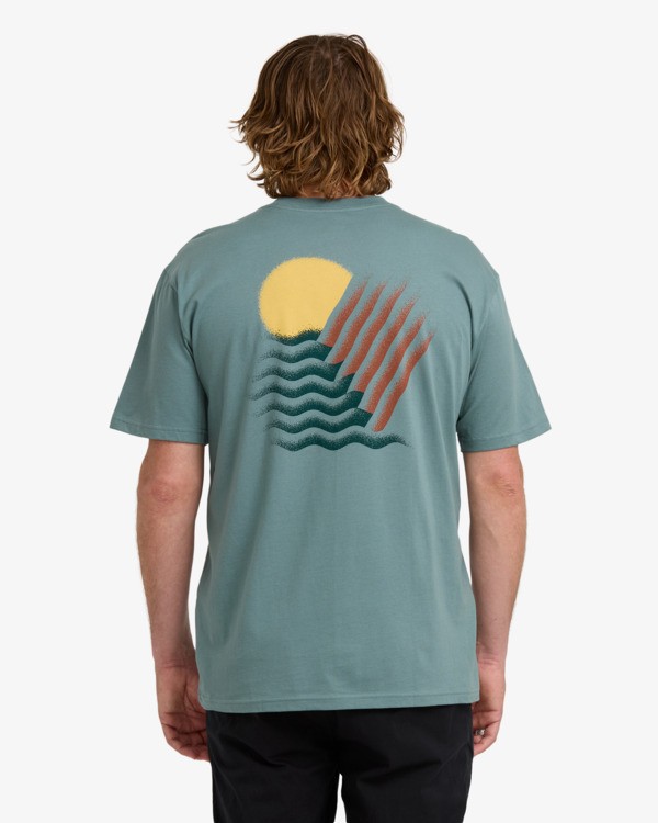 1 Canyons Regular - T-shirt de manga curta para Homem Azul 24A504512 Billabong