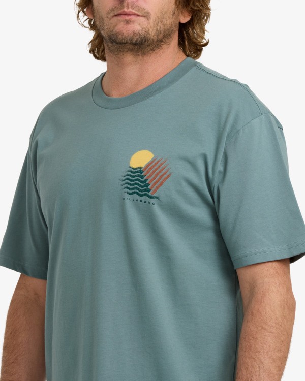2 Canyons Regular - T-shirt de manga curta para Homem Azul 24A504512 Billabong