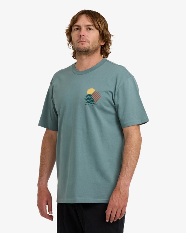 4 Canyons Regular - T-shirt de manga curta para Homem Azul 24A504512 Billabong