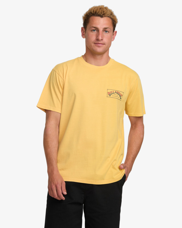 0 Original Arch Premium - Camiseta de manga corta para Hombre Amarillo 24A521515 Billabong