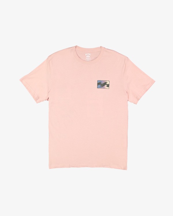 5 Crayon Wave Premium - T-Shirt f&uuml;r M&auml;nner Rosa 24A521600 Billabong