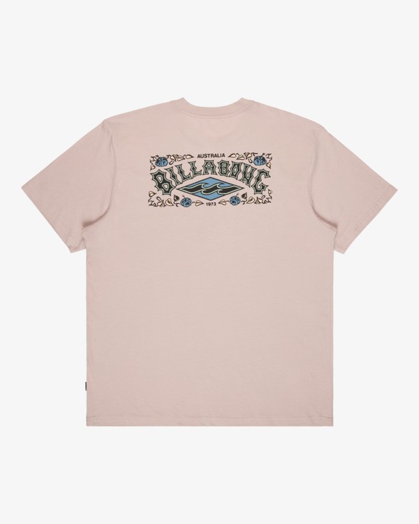 6 Heritage Arch Premium - Short Sleeve T-Shirt for Men Purple 24A521602 Billabong