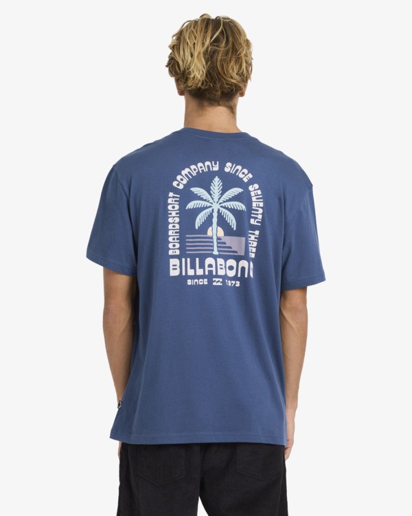 1 Portal Premium - Short Sleeve T-Shirt for Men Pink 24A521606 Billabong