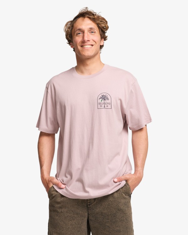 0 Portal Premium - T-Shirt f&uuml;r M&auml;nner Violett 24A521606 Billabong