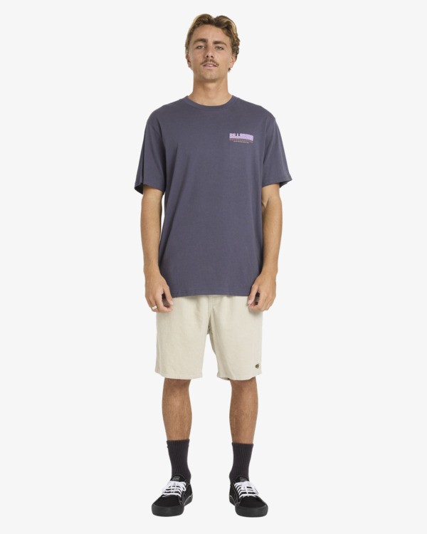 2 Broadsheet Premium - Short Sleeve T-Shirt for Men Black 24A521608 Billabong