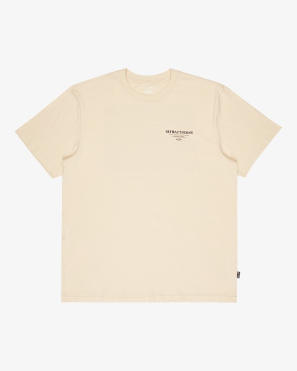 6 Russel Spencer Refractions Premium - T-Shirt f&uuml;r M&auml;nner Beige 24A521619 Billabong