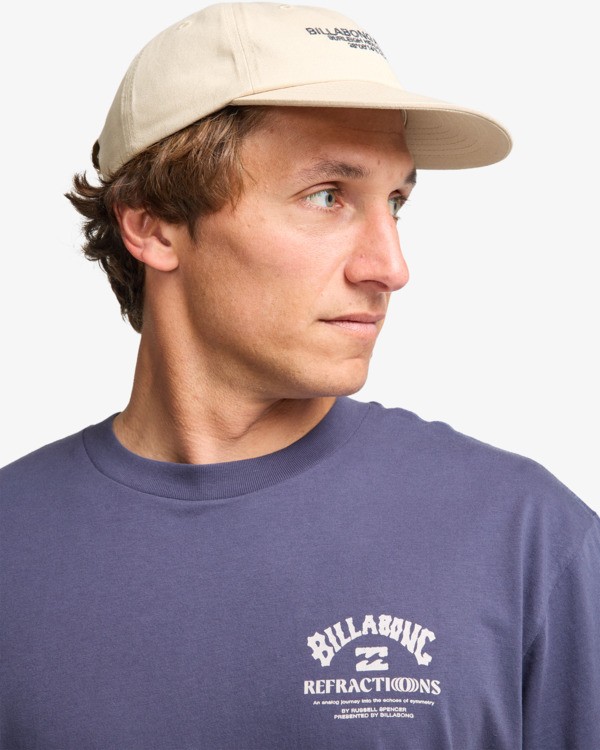 4 Russel Spencer Flower Premium - T-Shirt f&uuml;r M&auml;nner Blau 24A521620 Billabong