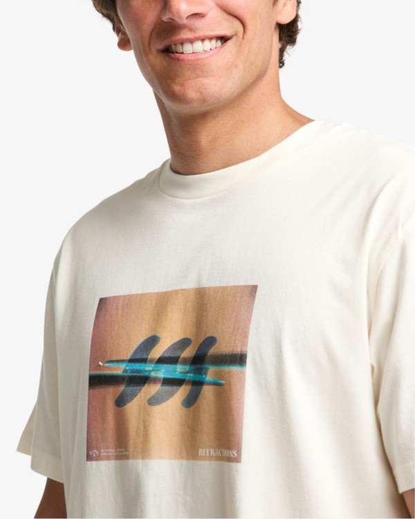 4 Russel Spencer Subconscious Premium - Short Sleeve T-Shirt for Men White 24A521622 Billabong