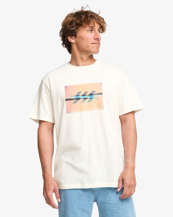 0 Russel Spencer Subconscious Premium - Short Sleeve T-Shirt for Men White 24A521622 Billabong