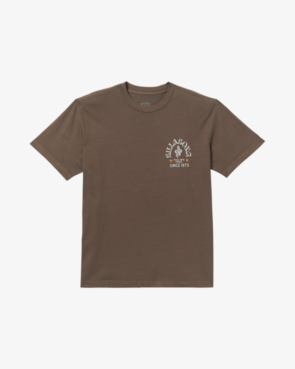 6 Coiled Premium Wave Washed - T-Shirt für Männer Braun 24A523501 Billabong