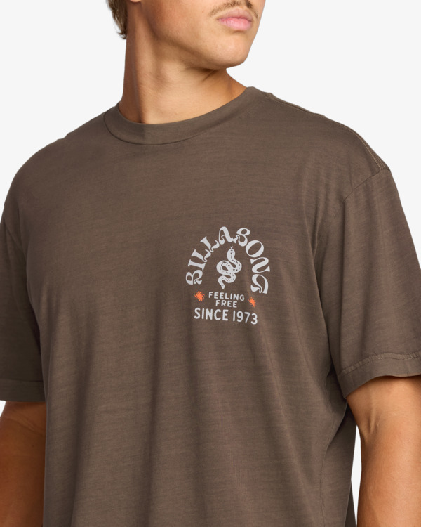 5 Coiled Premium Wave Washed - T-Shirt für Männer Braun 24A523501 Billabong