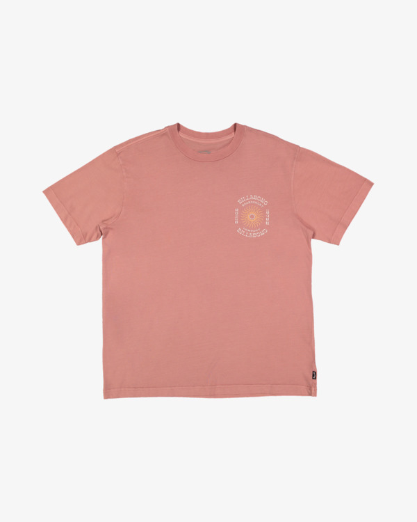 6 Sunrise Premium Wave Washed - T-Shirt à manches courtes pour Homme Rose 24A523502 Billabong