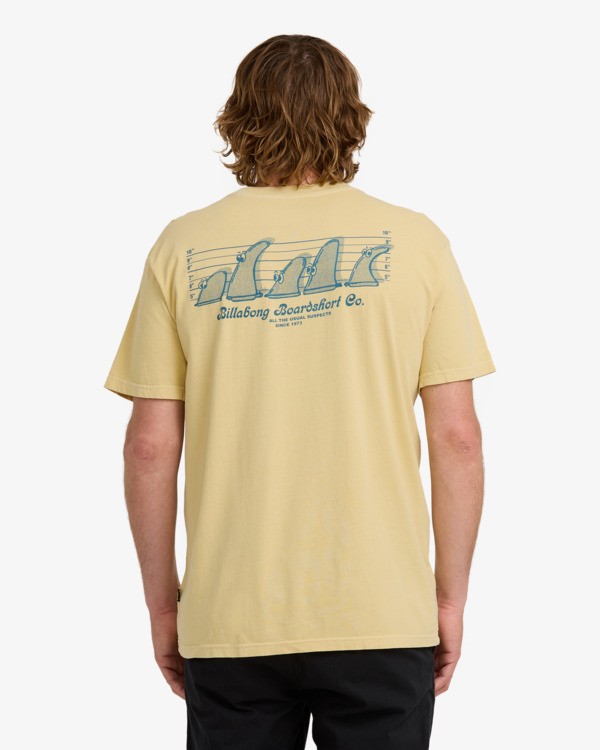 1 Suspects Premium - T-shirt de manga curta para Homem Amarelo 24A524501 Billabong