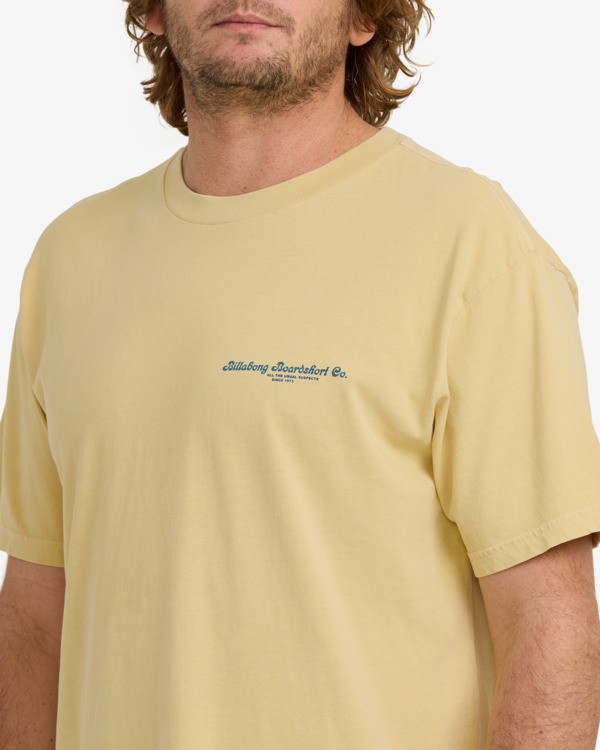 2 Suspects Premium - T-shirt de manga curta para Homem Amarelo 24A524501 Billabong