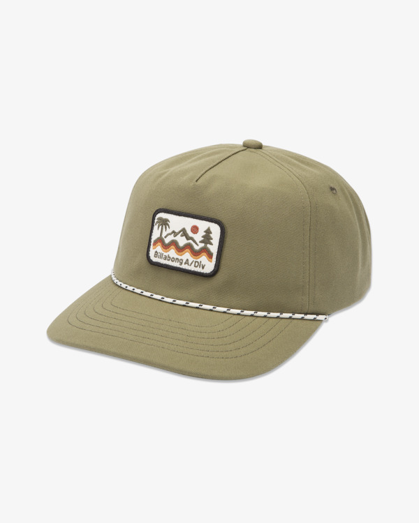 0 Adventure Division - Casquette strapback pour homme Vert 24A551514 Billabong